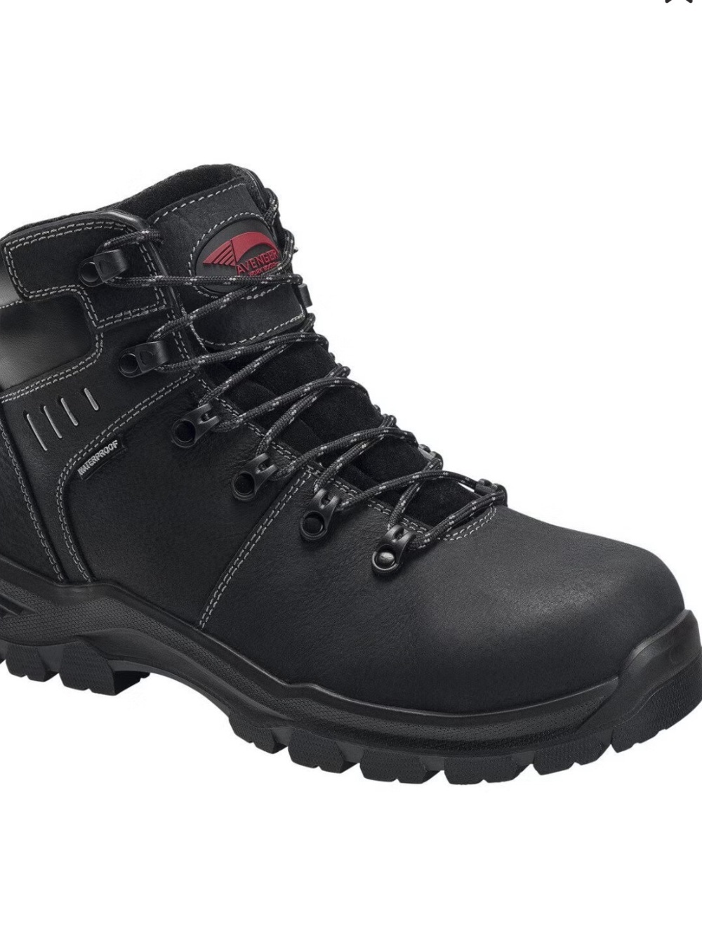 AVENGER MEN'S BLACK FOUNDATION WORK BOOTS COMPOSITE TOE size 15 new
